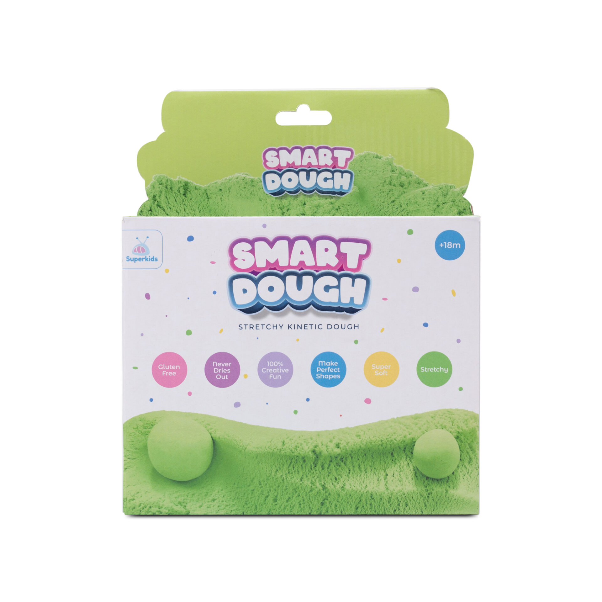 בצק קינטי Smart Dough ירוק