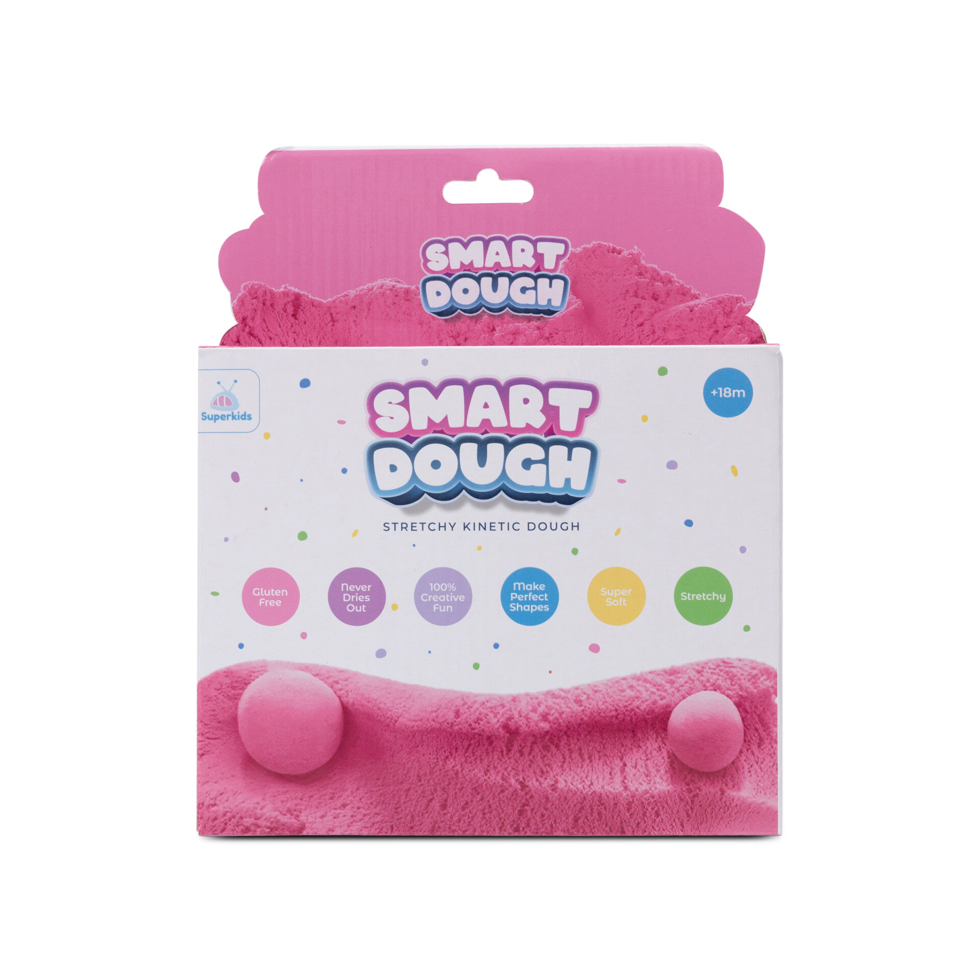 בצק קינטי Smart Dough ורוד