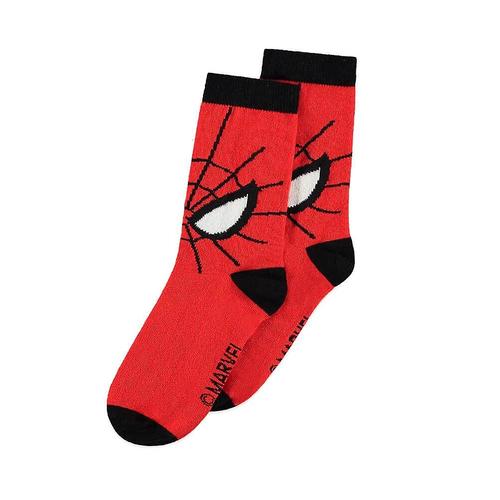 Marvel Comics Spider-Man Face Crew Socks