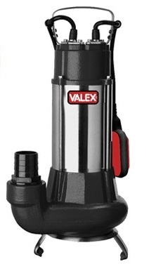 משאבה נירוסטה טבולה מעבר חופשי Valex VA-1110F