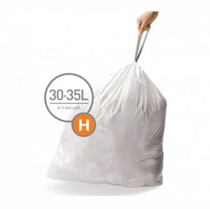 20 שקיות דגם H לפח 30-35 ל