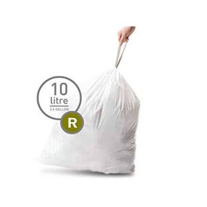 20 שקיות דגם R לפח 10 ל