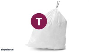 40 שקיות מסוג T לפח 3 ל