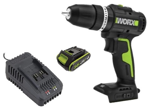 גוף מקדחה / מברגה + סוללה 2AH דגם Worx WE213.9