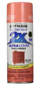 ספריי צבע ורוד קורל מבריק RUST-OLEUM  RO-283189