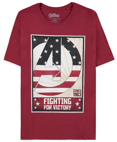 Marvel - Avengers  Fighting For Victor Mens Short Sleeved T shirt