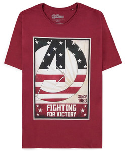 Marvel - Avengers Fighting For Victor Mens Short Sleeved T shirt Difuzed