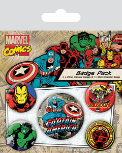Marvel Comics (Captain America) Badge Pack Pyramid