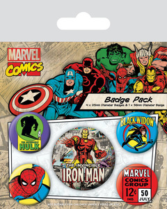 Marvel Comics (Iron Man) Badge Pack Pyramid