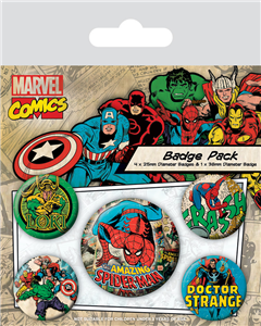 Marvel Comics (Spider-Man) Badge Pack Pyramid