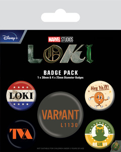 Marvel Loki (TVA) Badge Pack Pyramid