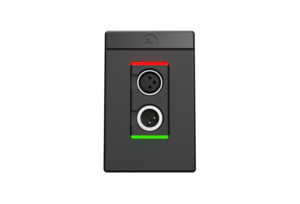 פאנל חיבור קיר שחור XIO XLR 1X1 B SYMETRIX