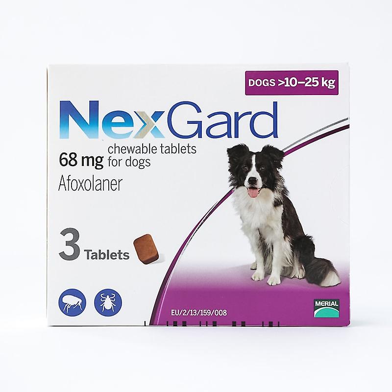 נקסגארד לכלבים במשקל 10-25 ק"ג NexGard