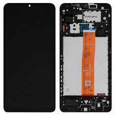 החלפת מסך LCD+מגע מקוריים Samsung Galaxy A12 סמסונג  כולל מסגרת