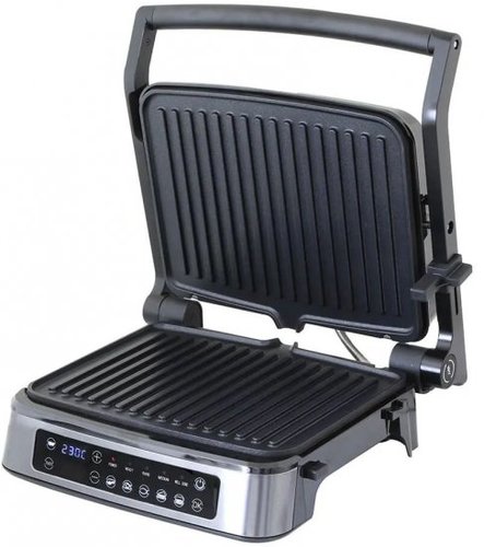 טוסטר לחיצה דיגיטלי 2000W מבית StanleyGrills - צבע שחור