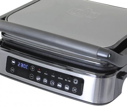 טוסטר לחיצה דיגיטלי 2000W מבית StanleyGrills - צבע שחור