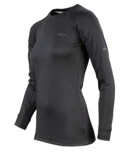 גופיית נשים טרמית - GoNature - wool merino hybrid level 3