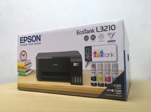 מדפסת ‏הזרקת דיו ‏משולבת Epson EcoTank L3210 אפסון