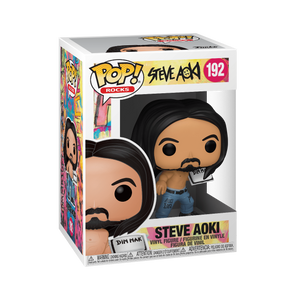 POP Rocks: Steve Aoki w/ Cake - אריזה פגומה Funko