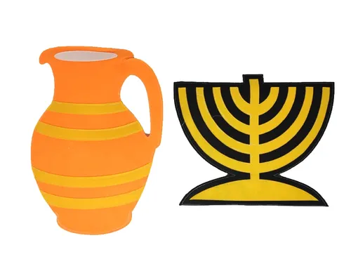 ערכת קישוט מלבד - חנוכה