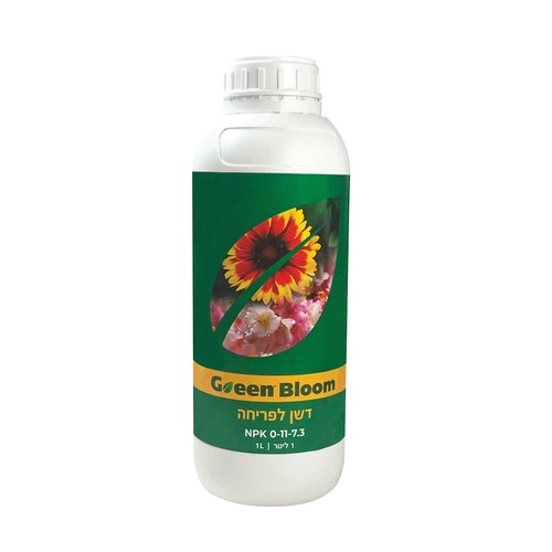 דשן פריחה 1 ליטר מסוג BLOOM תוצרת GREEN