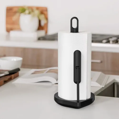 מעמד שולחני לנייר סופג שחור סימפליומן | Simplehuman