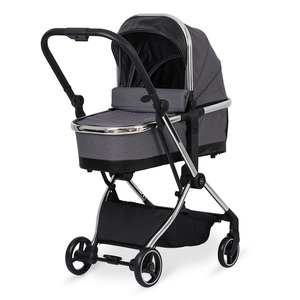 עגלה משולבת טוויגי מיליס שלדה כסופה – ™Twigy Millis