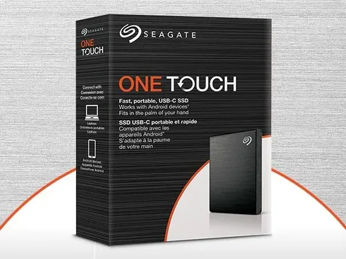 כונן SSD ‏ ‏חיצוני Seagate STKG1000400 One Touch Black 1TB