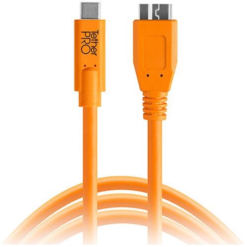 כבל Tether Tools TetherPro USB Type-C to Micro Type-B 4.6m