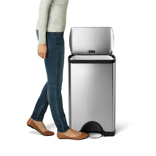 פח דוושה מלבני נירוסטה 38 ל' סימפליומן | Simplehuman