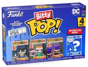 ביטי פופ! - מארז 3 דמויות + דמות בהפתעה Bitty POP! Bitty: DC - Batman Adam West - באטמן אדם ווסט