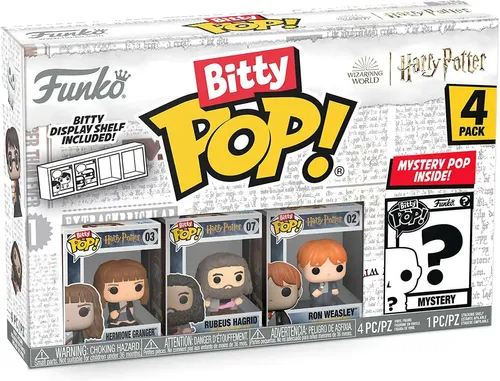 ביטי פופ! - מארז 3 דמויות + דמות בהפתעה Bitty Pop Harry Potter Hermione Granger - הרמיוני גרינג'ר