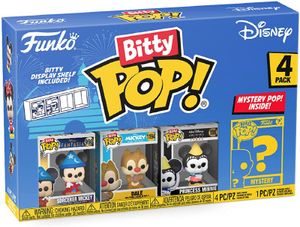 ביטי פופ! - מארז 3 דמויות + דמות בהפתעה Bitty POP! Disney Classics # 3 - דיסני קלאסיק 3