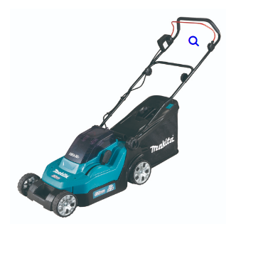 מכסחת דשא נטענת DLM382 2X18V מתוצרת Makita גוף בלבד!