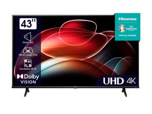 טלוויזיה UHD 4K Smart TV 43A6K Hisense