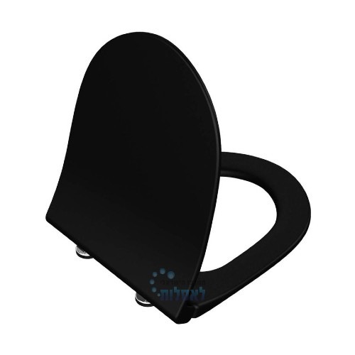 VitrA 120-083-009 | מושב אסלה דק VitrA Sento Slim | שחור מט | ויטרה