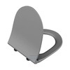 VitrA 120-076-009 | מושב אסלה דק VitrA Sento Slim | אפור בטון מט | ויטרה