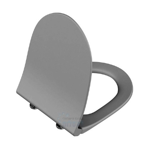 VitrA 120-076-009 | מושב אסלה דק VitrA Sento Slim | אפור בטון מט | ויטרה