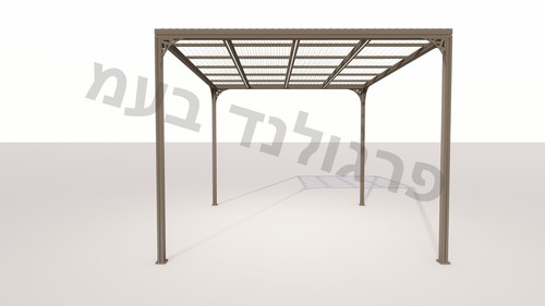 פרגולת אלומיניום מדגם הייטק פרימיום ROYAL CROWN העומדת בפני עצמה ( לא צמודת קיר )
