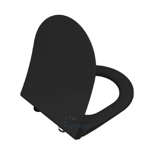 VitrA 110-083-019 | מושב אסלה VitrA Integra | שחור מט | ויטרה