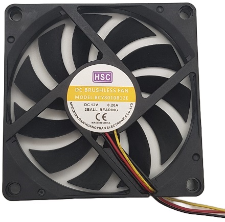 מאוורר 12V 80X80X10mm