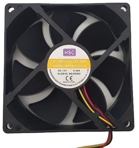 מאוורר 12V 92X92X25mm