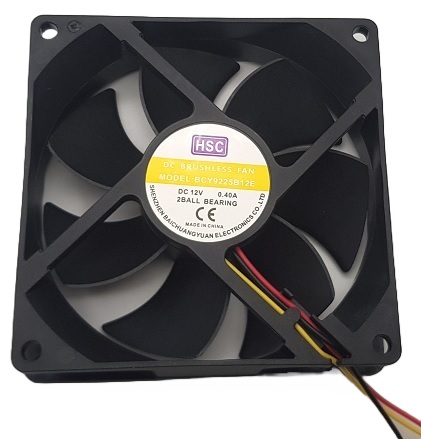 מאוורר 12V 92X92X25mm