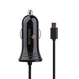 מטען רכב USB + כבל MICRO USB מטען טעינה מהירה 3.4A 
