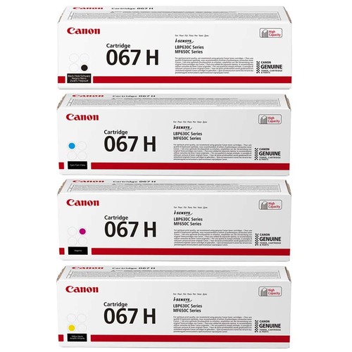 סט 4 טונרים מקוריים Canon CRG067H 