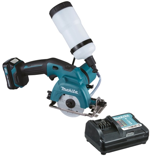 חותך זכוכית נטען 12v כולל סוללה 2AH דגם makita CC301DZ