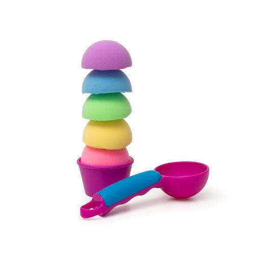 בצק קינטי: מארז 80 ג' של הבצק החכם בעולם בקופסת מתכת רב פעמית - צהוב