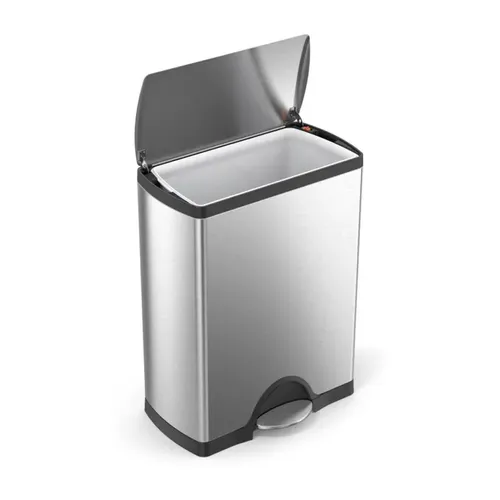 פח דוושה מלבני נירוסטה 50 ל' סימפליומן | Simplehuman 