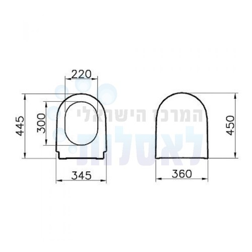 VitrA 89-003-009 | מושב אסלה VitrA Nest / Mundo| לבן | ויטרה