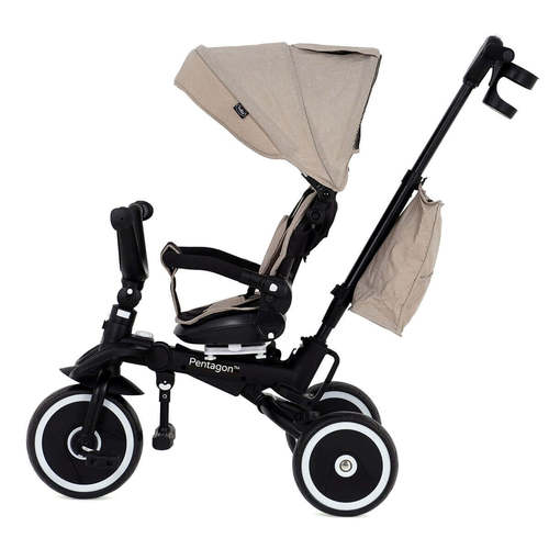 תלת אופן מסתובב ומתקפל טוויגי פנטגון – ™Twigy Pentagon צבע שמנת - Magnolia